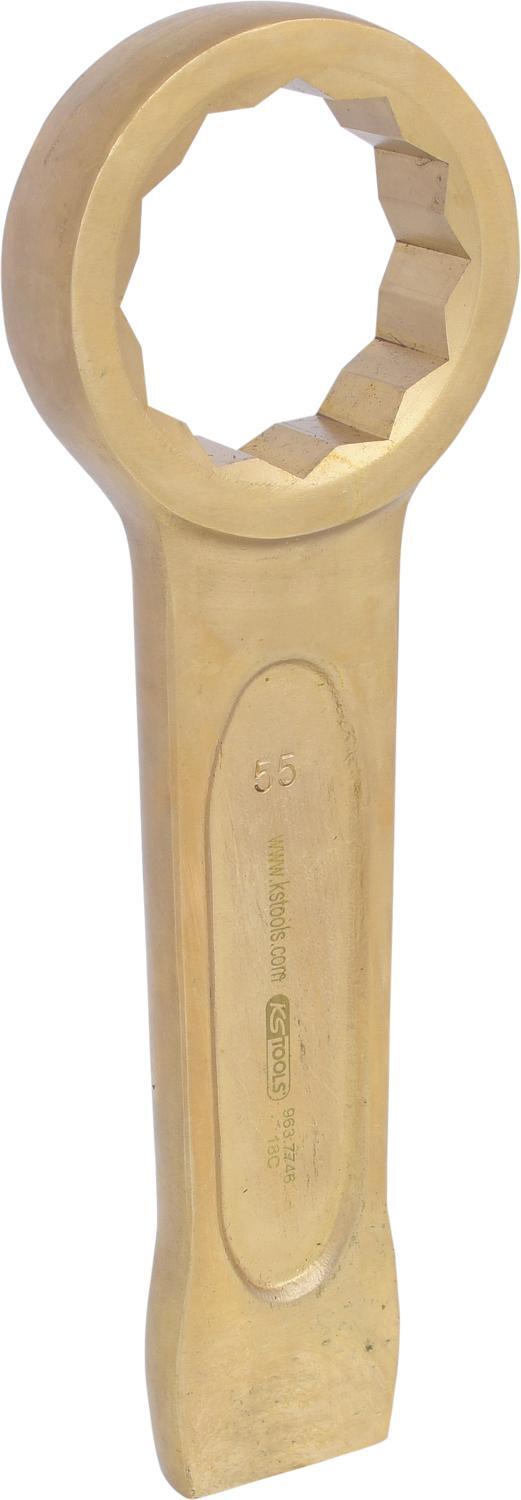 KS TOOLS 963.7746 Schlag-Ringschlüssel Schlüsselweite Metrisch 55 mm