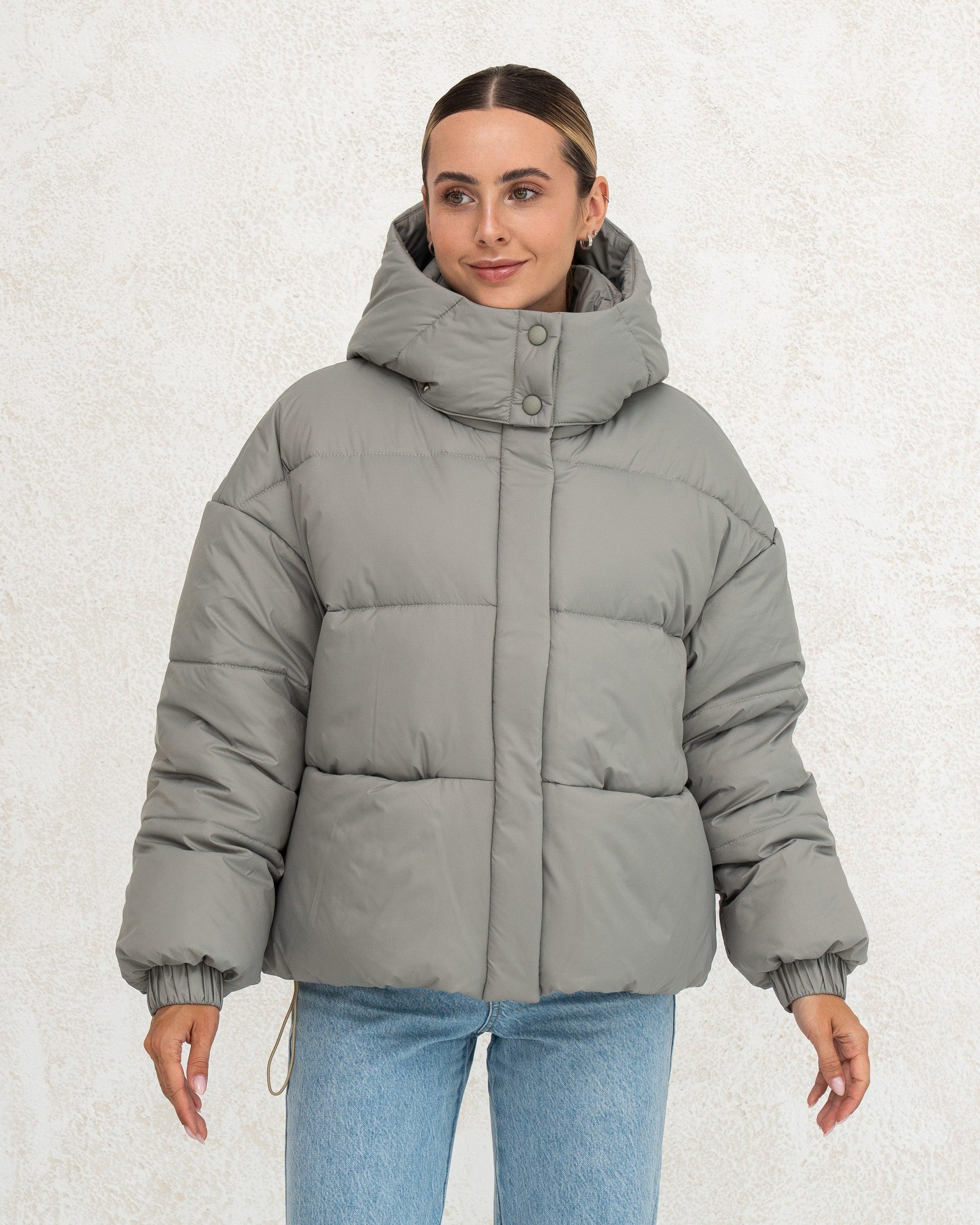 Damen-Winterjacke mit Kunstdaunen 0470 - M Oliv A.G.