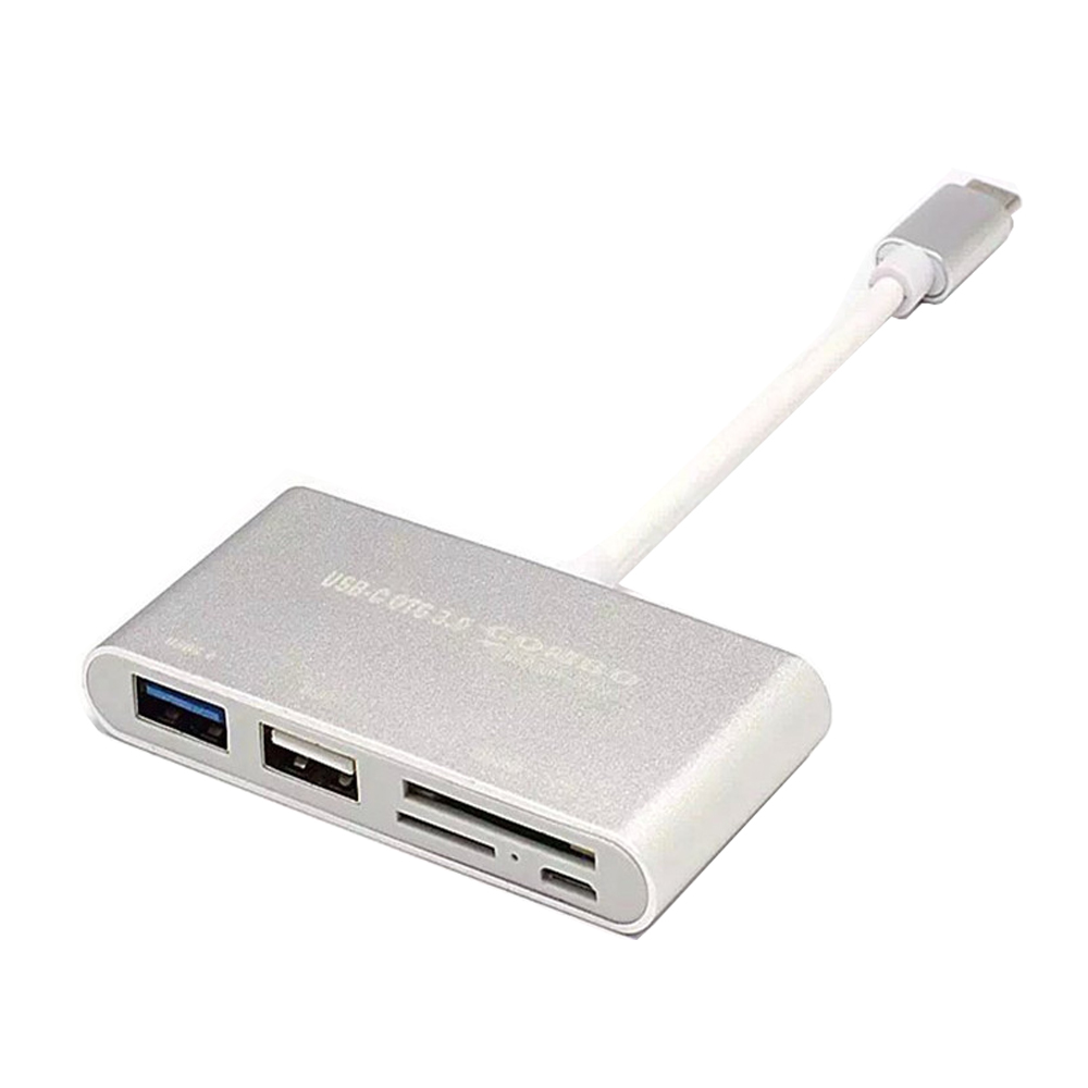 5 v 1 USB 3.1 Typ-C auf USB 3.0 Hub, 1 x USB 2.0, 1 x micro USB, 1 x SD-Karte, 1 x TF, HOPE R