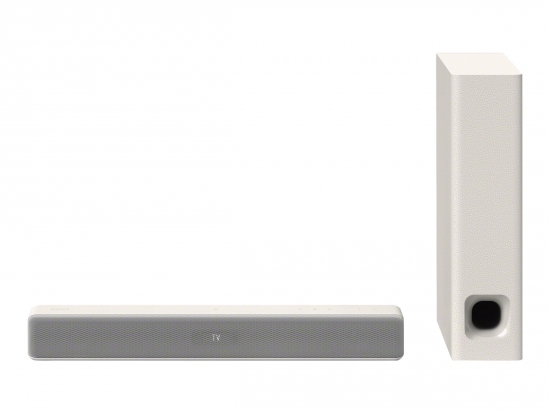 SONY HT-MT301, 2.1-kanálový soundbar, 100 W, Bluetooth, NFC, USB, biely