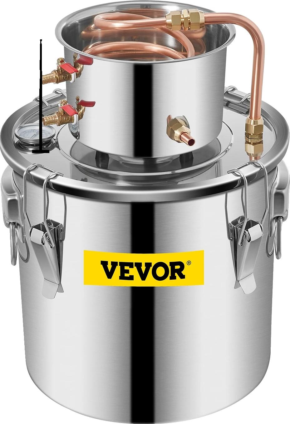 Destilátor alkoholu, rýchla destilácia, bezpečná prevádzka, 5GAL