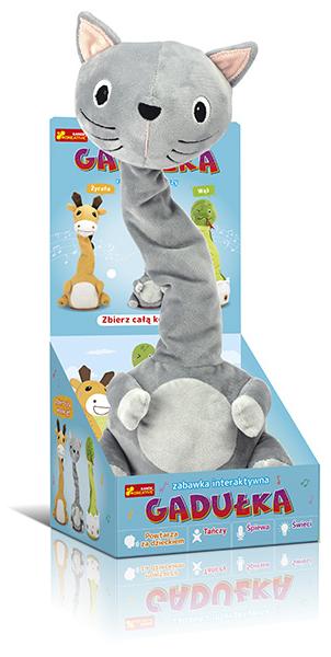 Ranok-Creative Interaktives Kätzchen Spielzeug Gaduka mit Sprach- und Tanzfunktion, 324g
