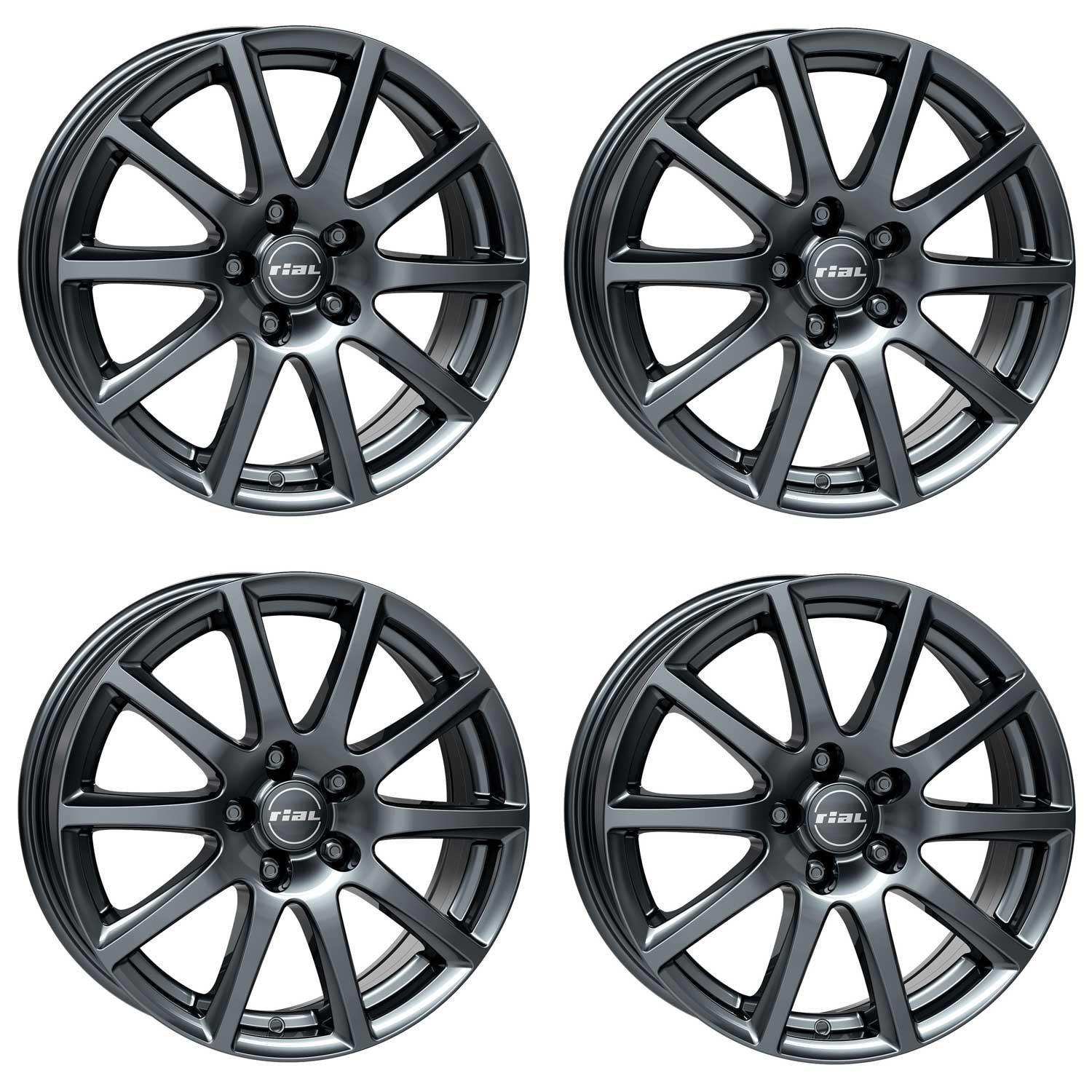 4 Rial Felgen Milano 7.5x18 ET45 5x108 TITA für TOYOTA Proace City Proace City Verso Proace 4-MI75845B52-5