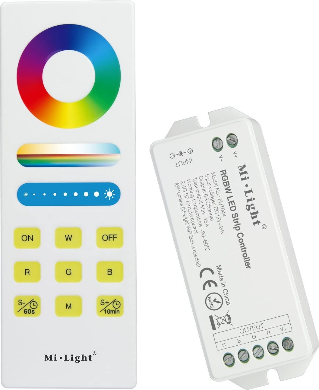 V-TAC RGB-W Smart LED Steuersystem Steuergerät für RGB-W LED Streifen SET (FUT044A)