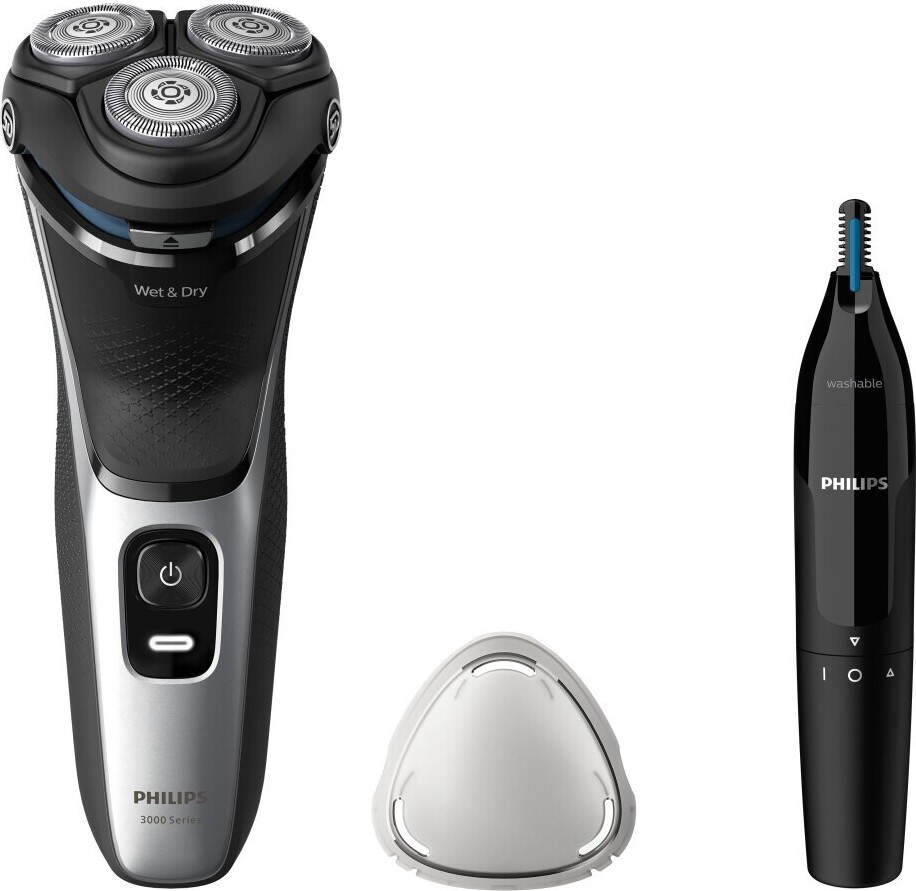 Philips S3143/02 Series 3000 holiaci strojček + zastrihávač nosa/ušníc