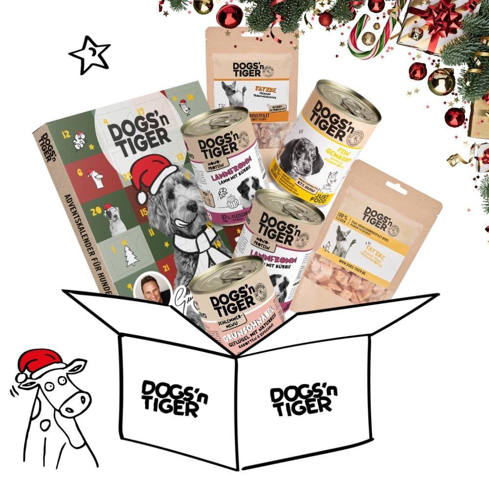 Dogs'n Tiger Guido Maria Kretschmer Adventný kalendár pre psov | Mix | Prémiové mäsové jedlá a pochutiny | Adventný kalendár pre psov | Šteniatka