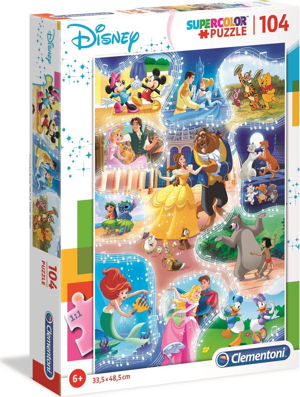 Clementoni 104Pcs Puzzle Disney Tanzzeit 27289 X6