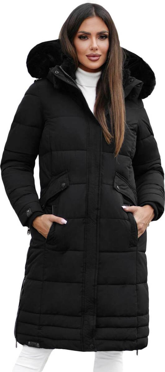Damen Winterjacke Schwarz OZONEE O/W377Z XS