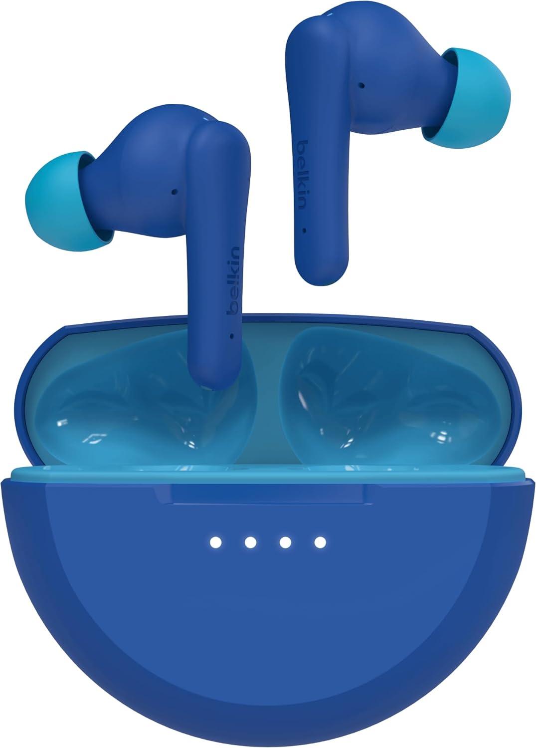 Detské slúchadlá do uší SoundForm Nano 2 Bluetooth s integrovaným mikrofónom, 28-hodinová výdrž batérie, hlasitosť obmedzená na 85 dB, vodotesnosť IPX5