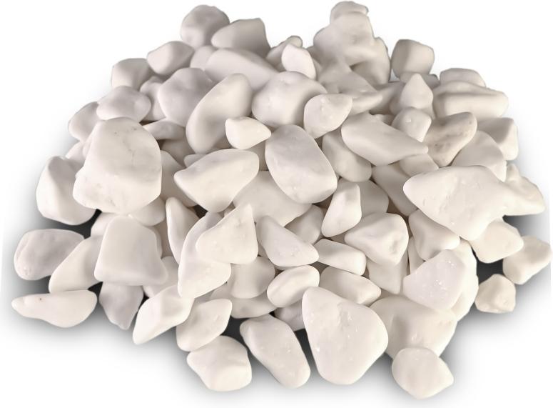 Eco Plant Engelsteine 1kg - weiße Kieselsteine 10-40mm Eco Plant