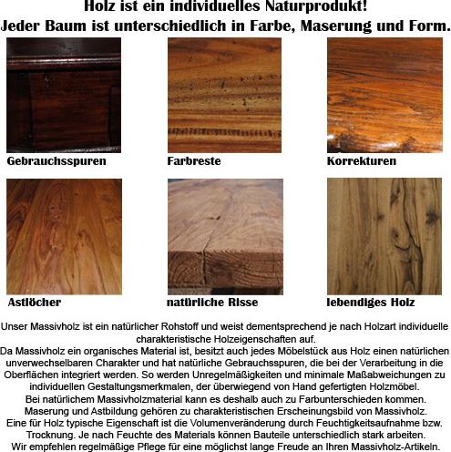 LEBENSwohnART Teak Klapptisch KURSI ca. L120cm Natural Gartentisch 11755