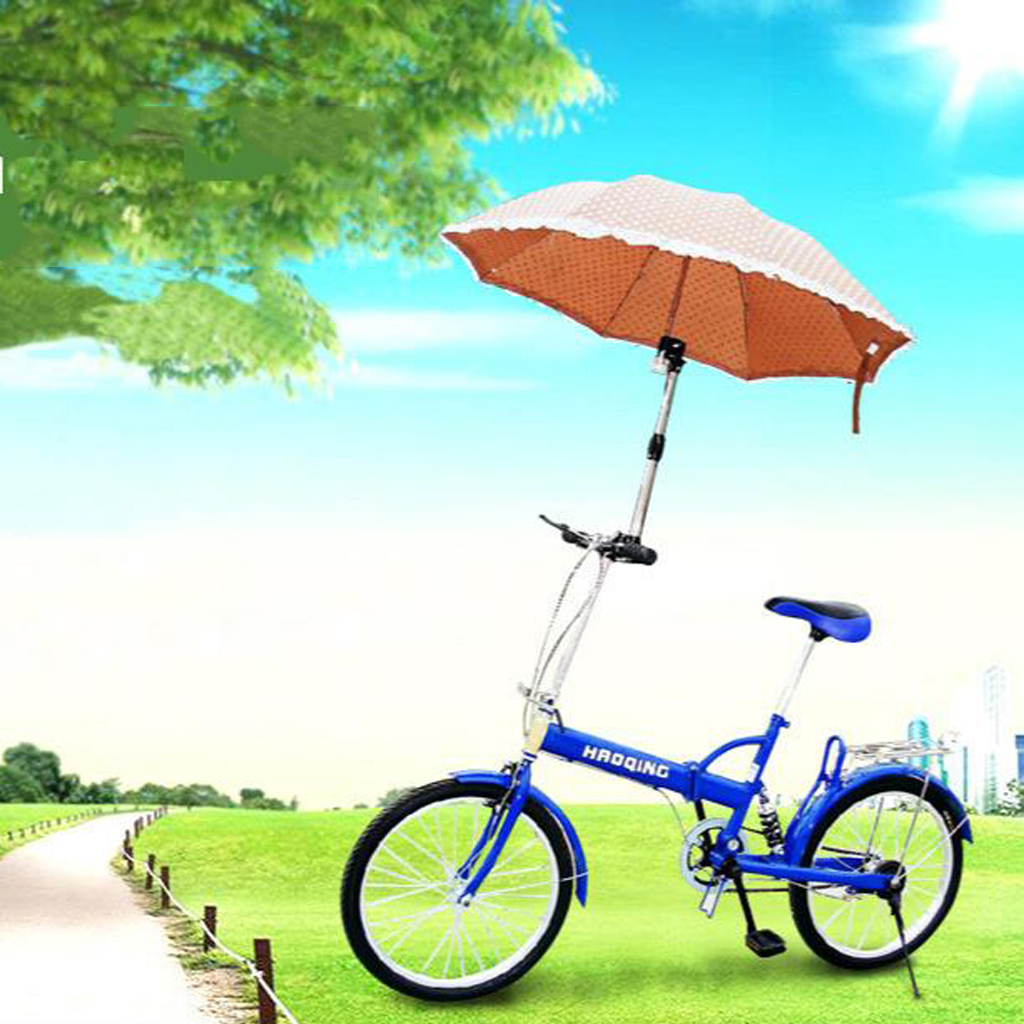 Fahrrad-Buggy Pram-Spaziergänger-Regenschirm-Halter-Standplatz-Griff-Fahrrad gUE