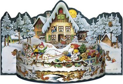 Adventný kalendár \"Sánková jazda\"""