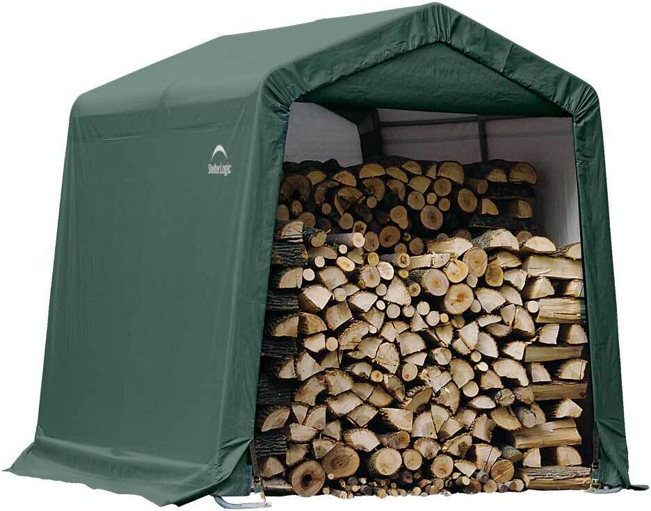 ShelterLogic fóliový stan garážový prístrešok zelený 240x240x240 cm