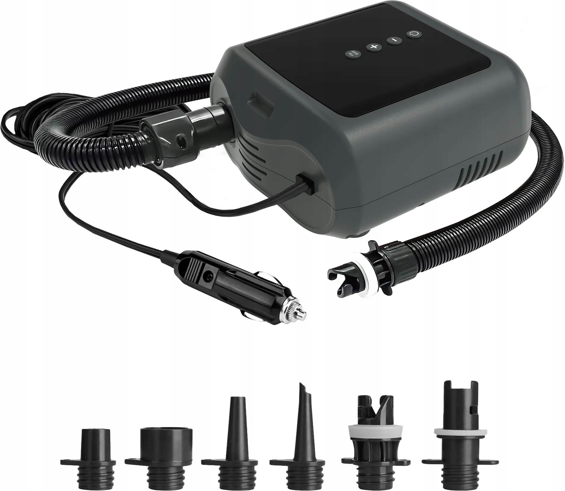 12V Lcd 16 Psi Elektrická Pumpa Pre Sup, Kajak A Matrac - Mobil, Auto