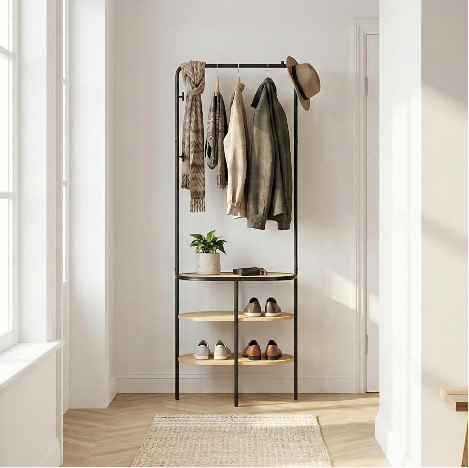 MOB-IN WILKO Eingangsbereichmöbel aus Metall und Holz