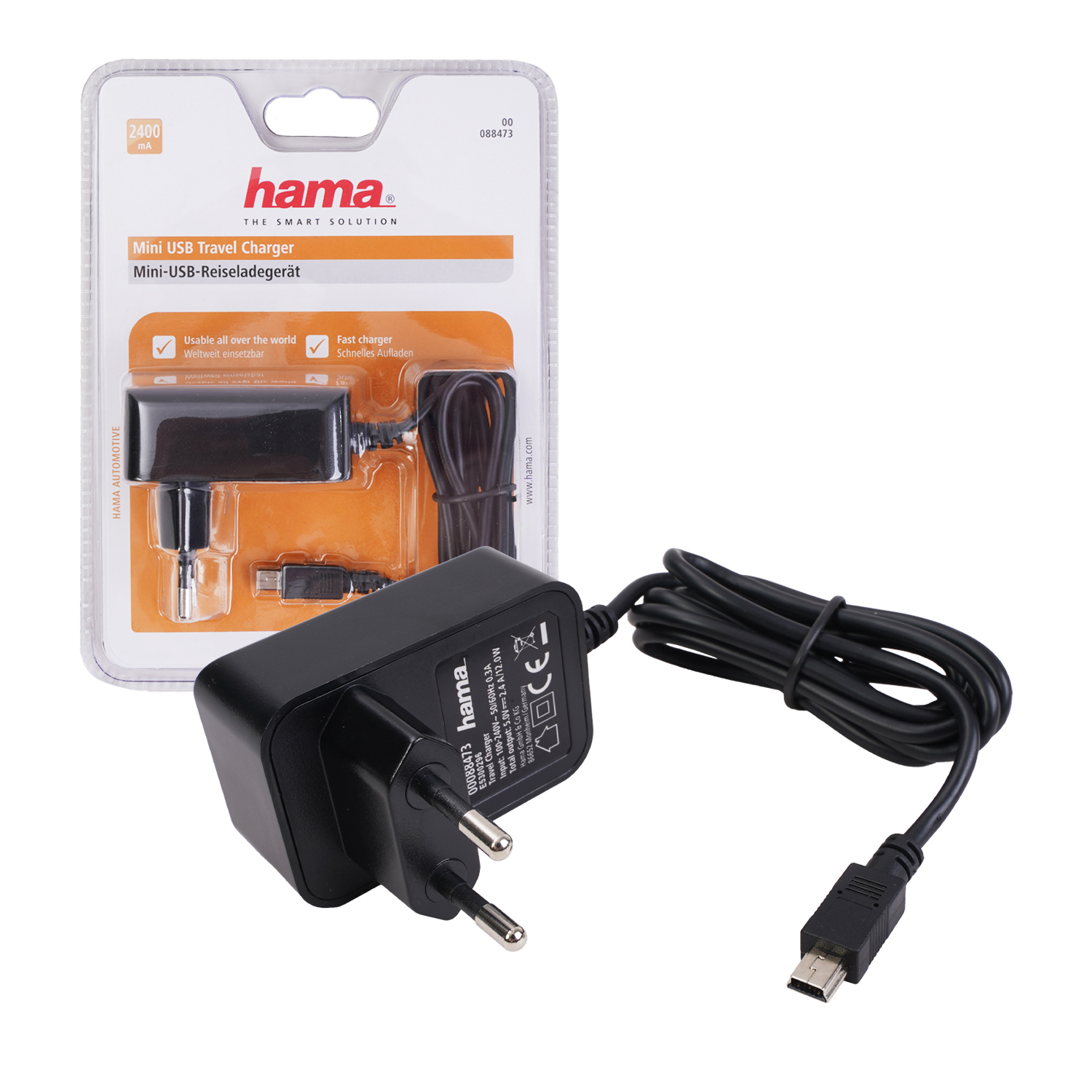 Napájacia jednotka s mini USB konektorom 2,4 A 12 W