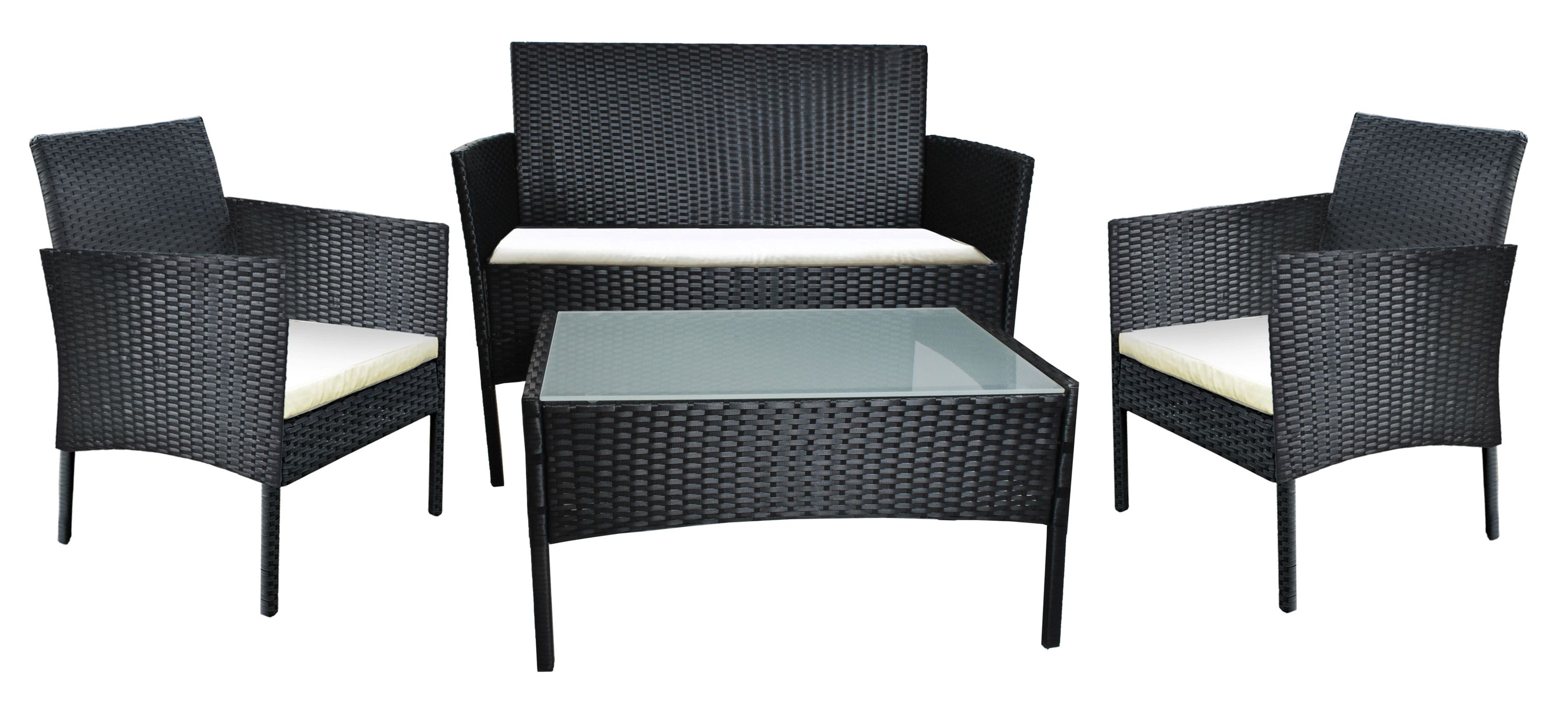 Záhradný nábytok Polyratanová sedacia súprava Záhradný nábytok Lounge Záhradný set Stôl 5606