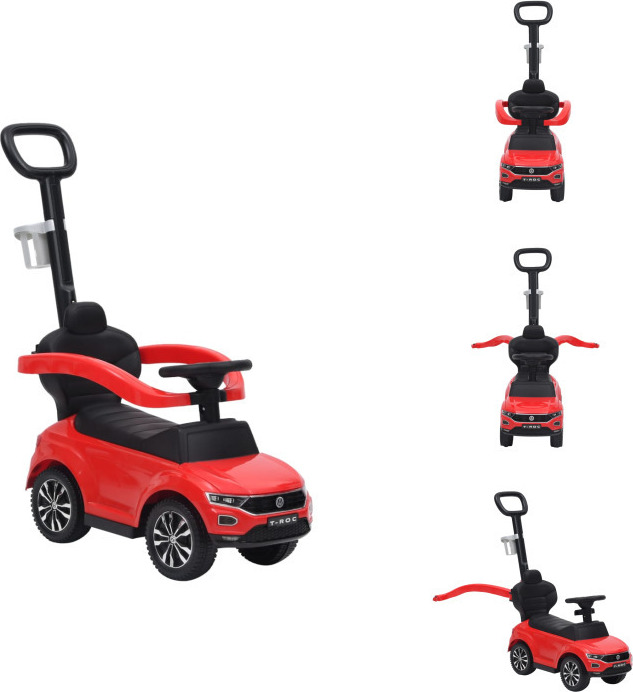 vidaXL Rutschauto Volkswagen T-Roc Rot - Lauflernwagen & Rutsch- & Tretfahrzeuge TLS80330