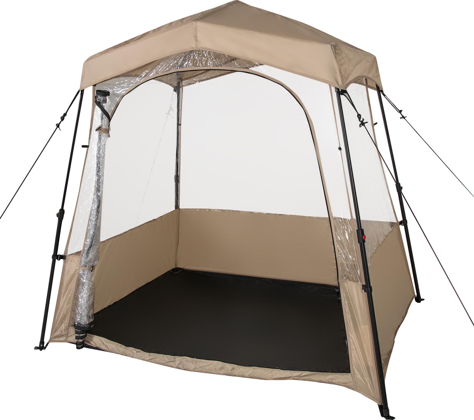 GOPLUS Pop up Zelt, Sportzelt mit wetterfestem Dach, Metallheringen, Windseilen & Tragetasche, Schutzzelt für Sportveranstaltungen, 183,5×135,5×173 cm