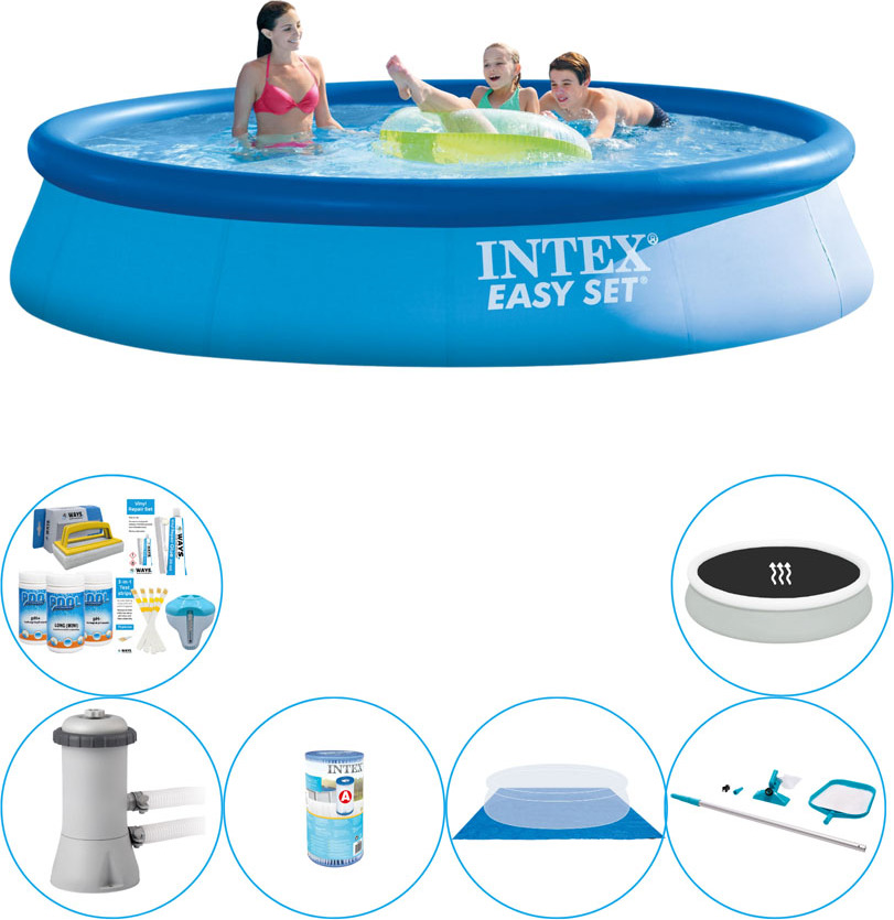Intex Easy Set Rund 396x84 cm - kombinovaný bazén