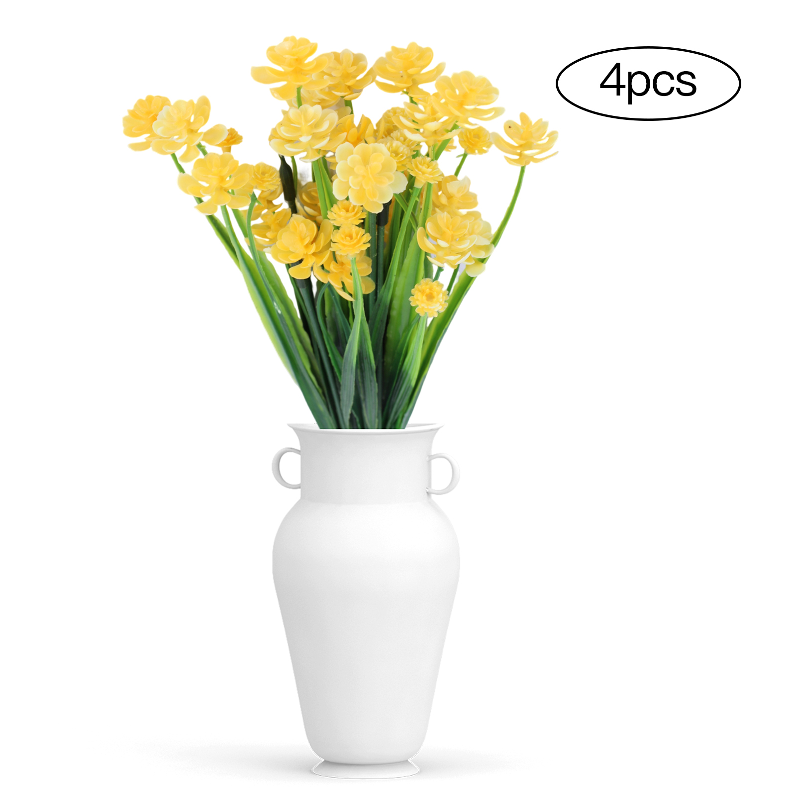 4 Pcs Künstliche Blumen Sträucher Pflanze | Kaufland.de