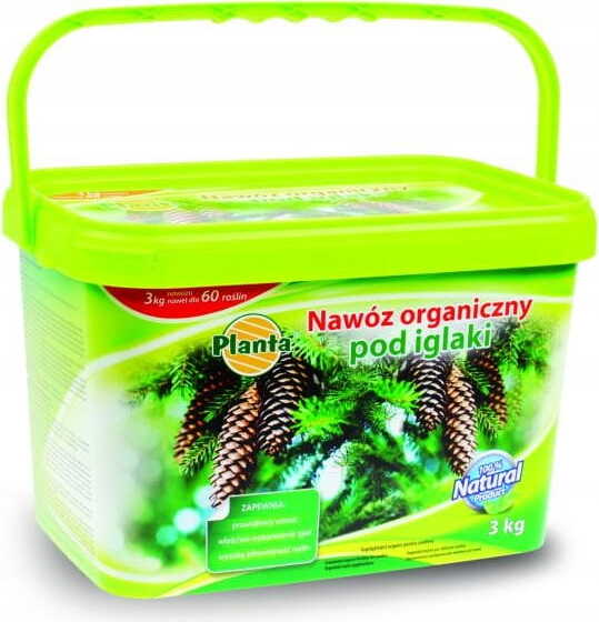 Planta Organischer Dünger für Koniferen Granulat 3kg für die Düngung mit Dung