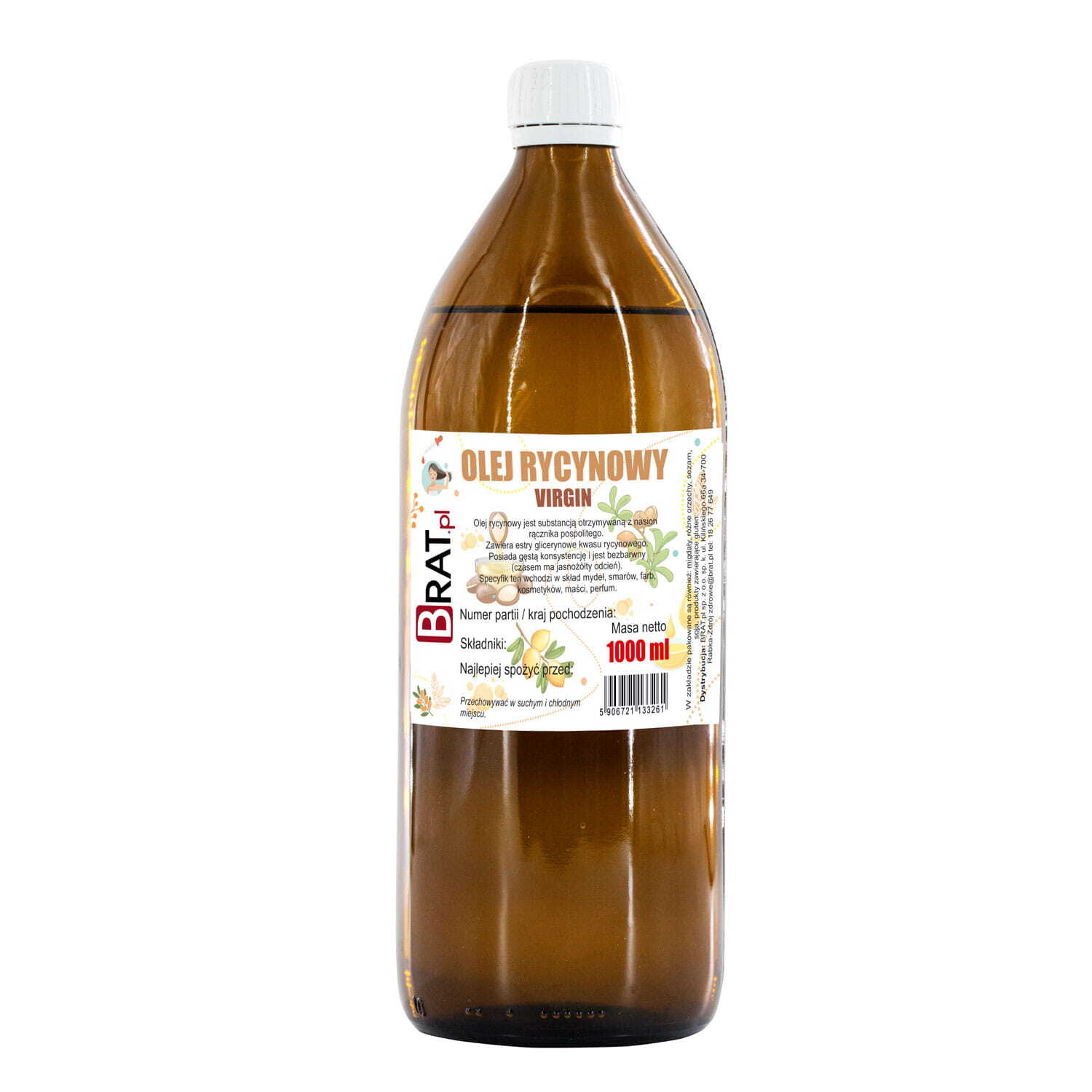 Rizinusöl 1000 ml - Brat.pl