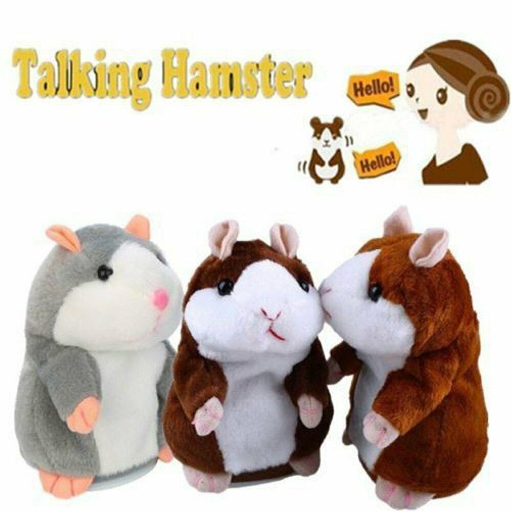 Kinder Plüschtier Hamster Süß Elektrische Sprechen Hamster Plüschtier Spielzeug 