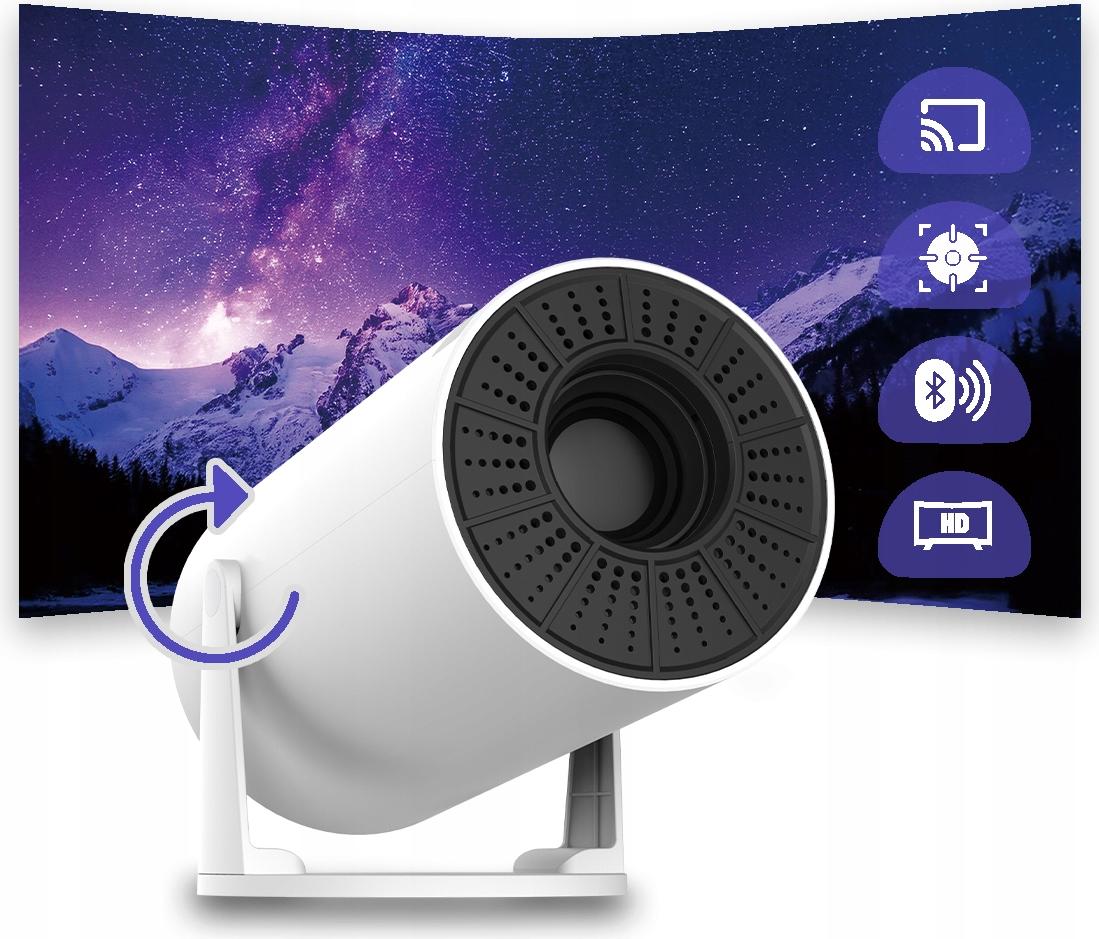 Projektor Kiano Kvr01 Tragbar Wifi Full Hd Smart 4K Drehbar Mit Korrektur