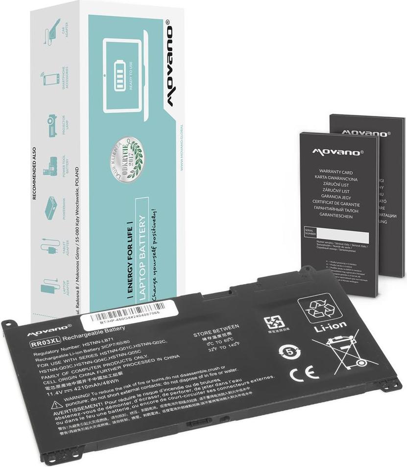 RR03XL Akku für HP ProBook 430 440 450 470 G4 G5