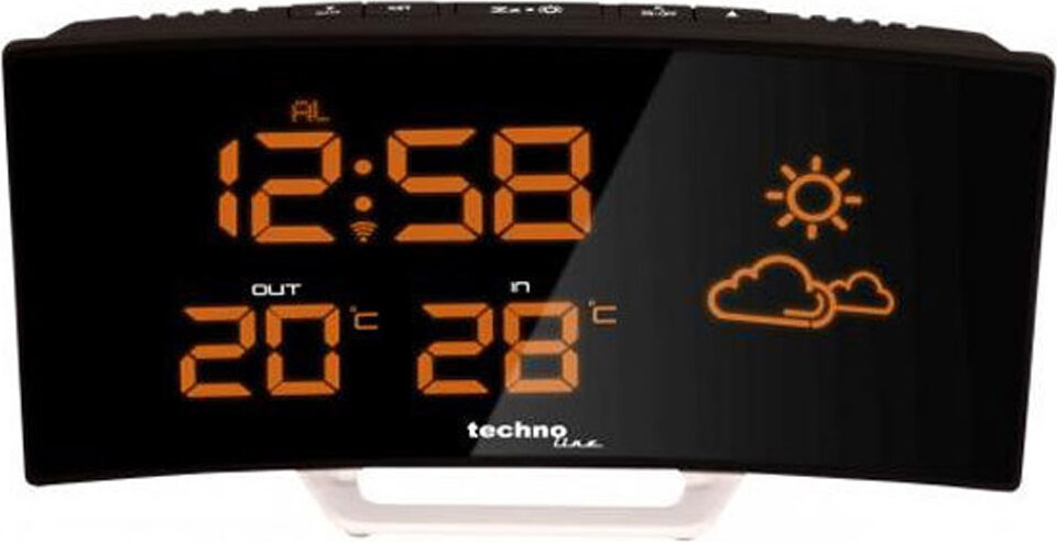 Technoline WS 6832, Schwarz, Silber, Innen-Thermometer, Außen-Thermometer, Thermometer, Thermometer, CR2032, 196 mm TL-WS 6832