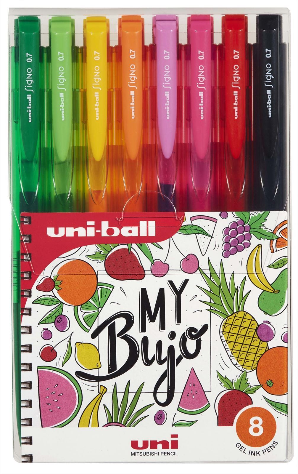 Uni-Ball Uni-Ball Signo UMN-155 BuJo sada ovocia 8 ks