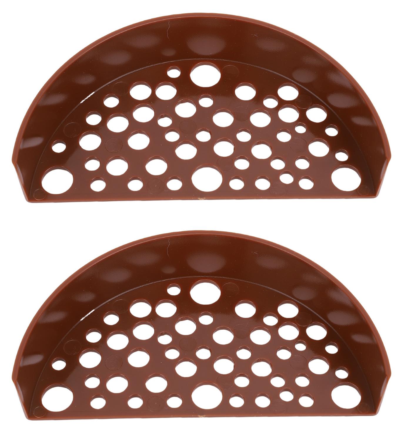 TWO TREES Stück Garnelenverstecke, robuste Kunststoff-Garnelenhöhlen mit Löchern für Aquarien, braun