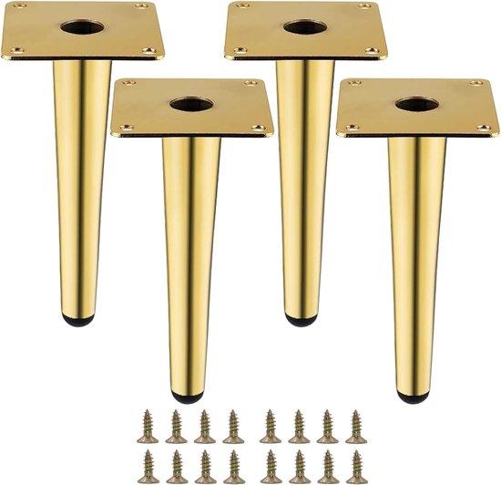 OEM Metallische Tischbeine - 4 Stück - Rechte Tischbeine - Stahl - Metal - Möbelbeine 2026