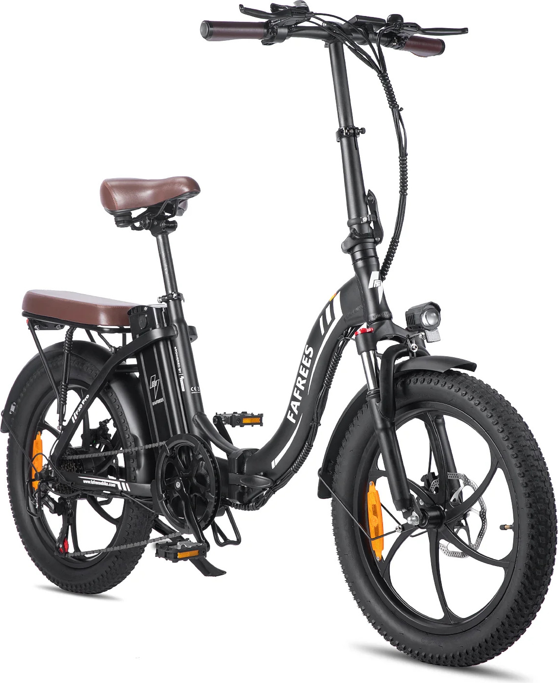 Fafrees F20 Pro 20 palcový skladací elektrický bicykel, 250W 36V 18AH, so zadnými svetlami podľa normy StVZO, Shimano 7S,