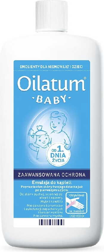 Oilatum Baby Emulsja do kąpieli od pierwszego dnia życia, 500 ml