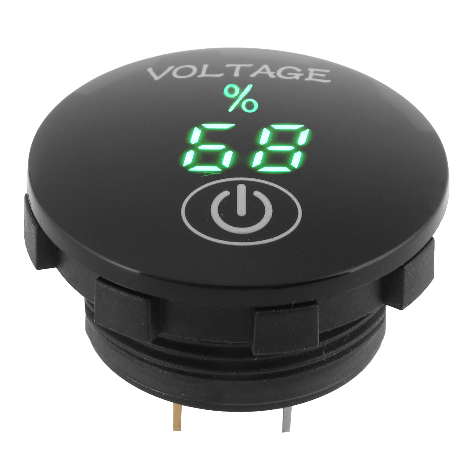 Cocosity Voltage Meter,Volt Gauge,Motorcycle Voltmeter,LED Voltmeter,12V‑24V Volt Meter,Car Voltmeter