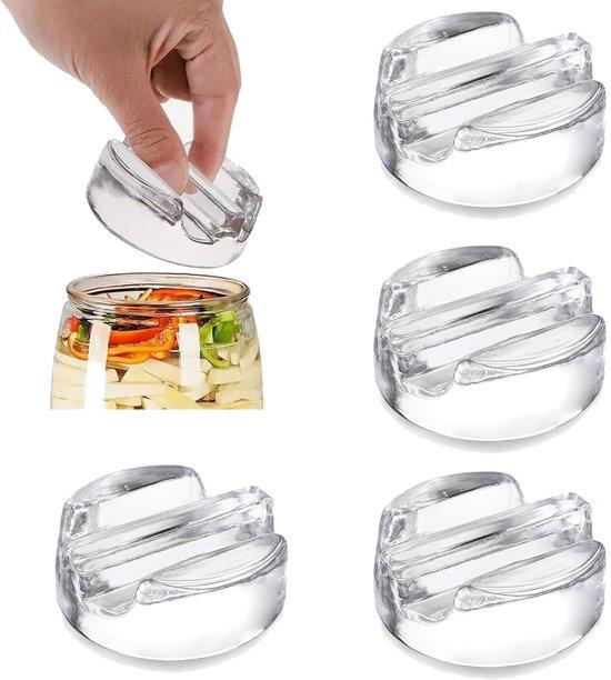 OEM Gläserne Fermentationsgewichte - ideal für Laktosäurefermentierung - Set von 2 - 7 cm - Lebensmittel-sicher Glas 2026