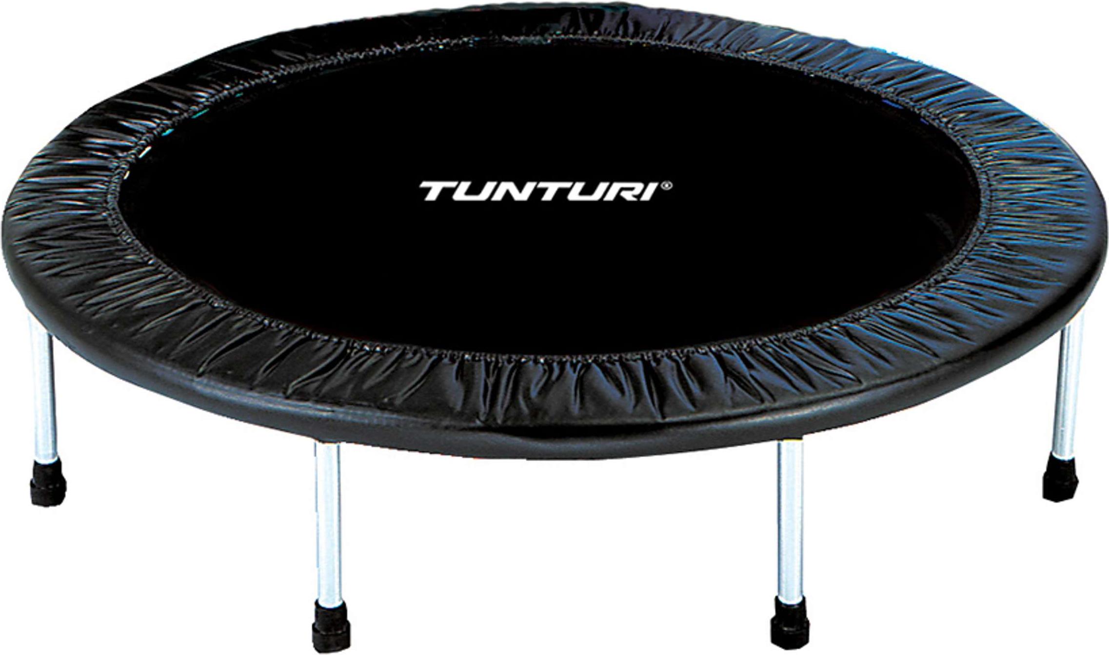 Tunturi Mini-Trampolin für Indoor, Fitnesstrampolin in 125 cm, Trampolin für Sport und Ausdauer