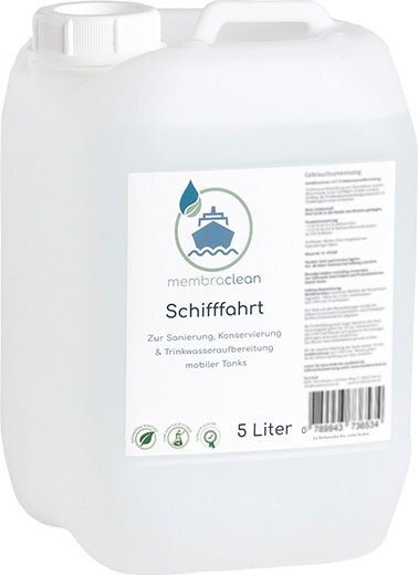 membraclean Trinkwasseraufbereitung Schifffahrt (Boote & Yachten) - 5 Liter