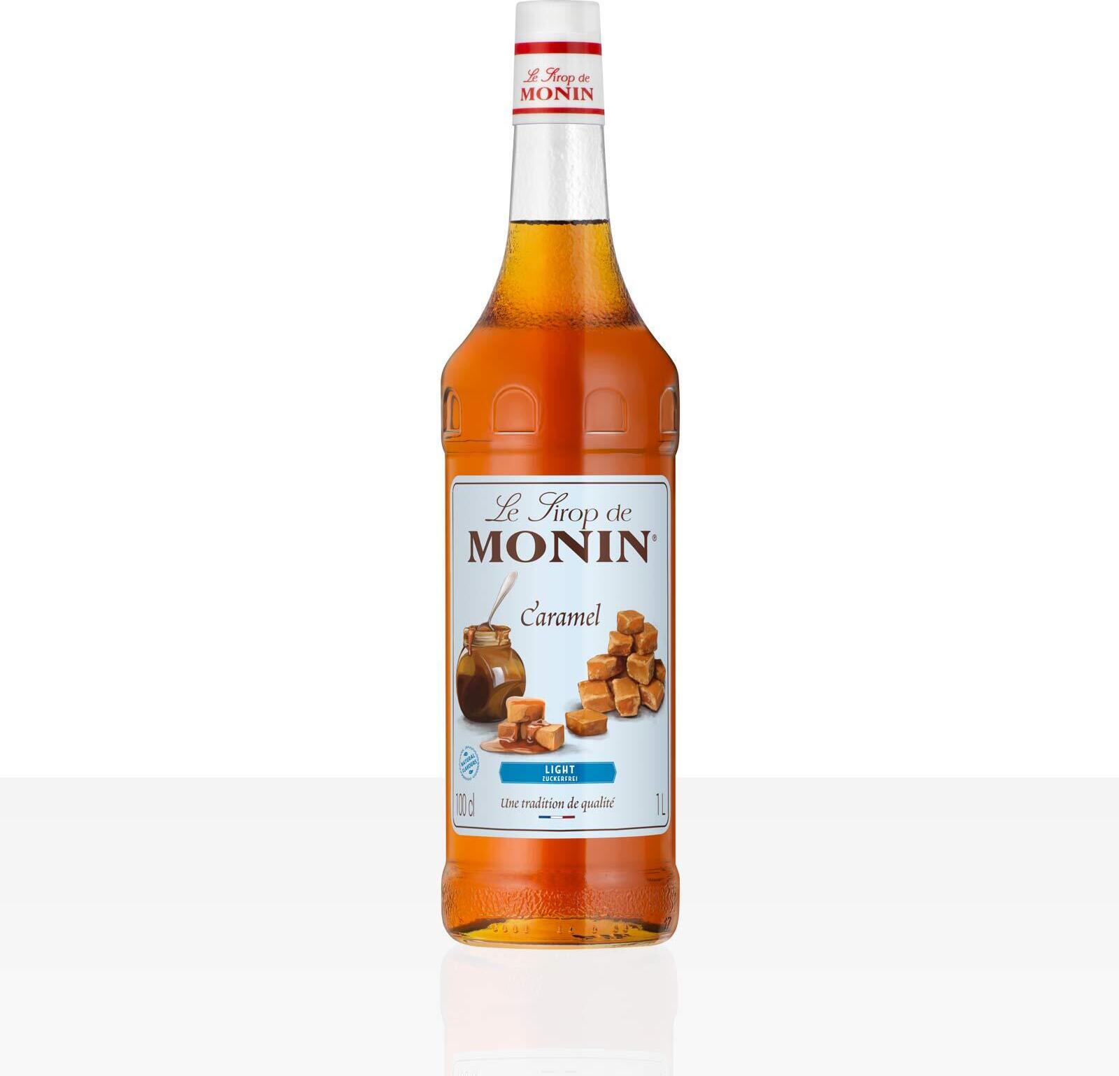 Monin Sirup Caramel Light, zuckerfrei 6 x 1l Karamell-Sirup