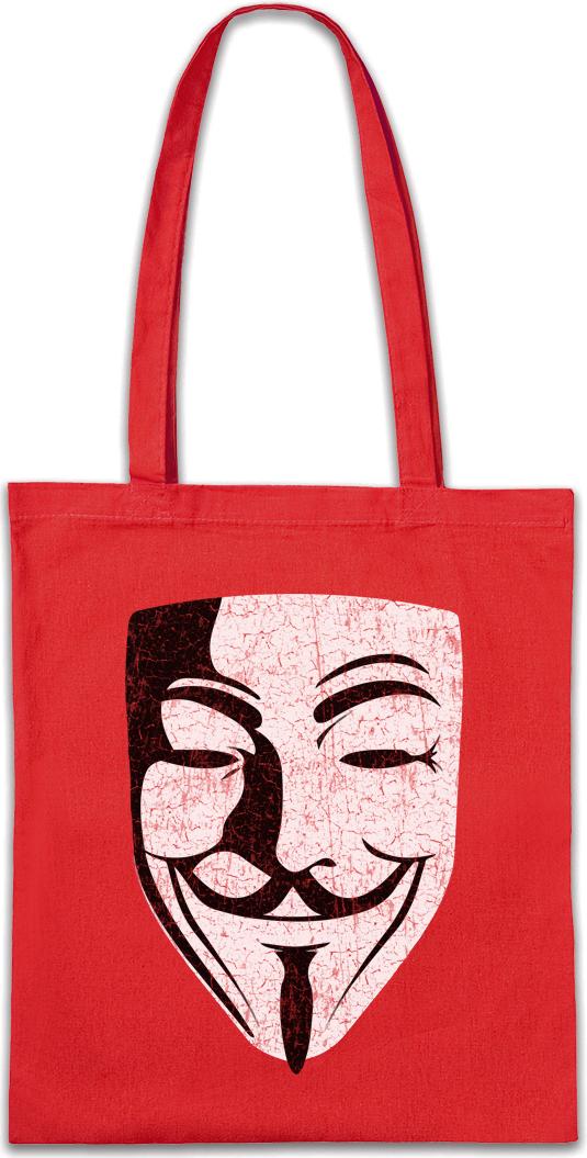 Urban Backwoods Guy Fawkes Mask II, Stofftasche, Farbe: Rot BG16140RD_2