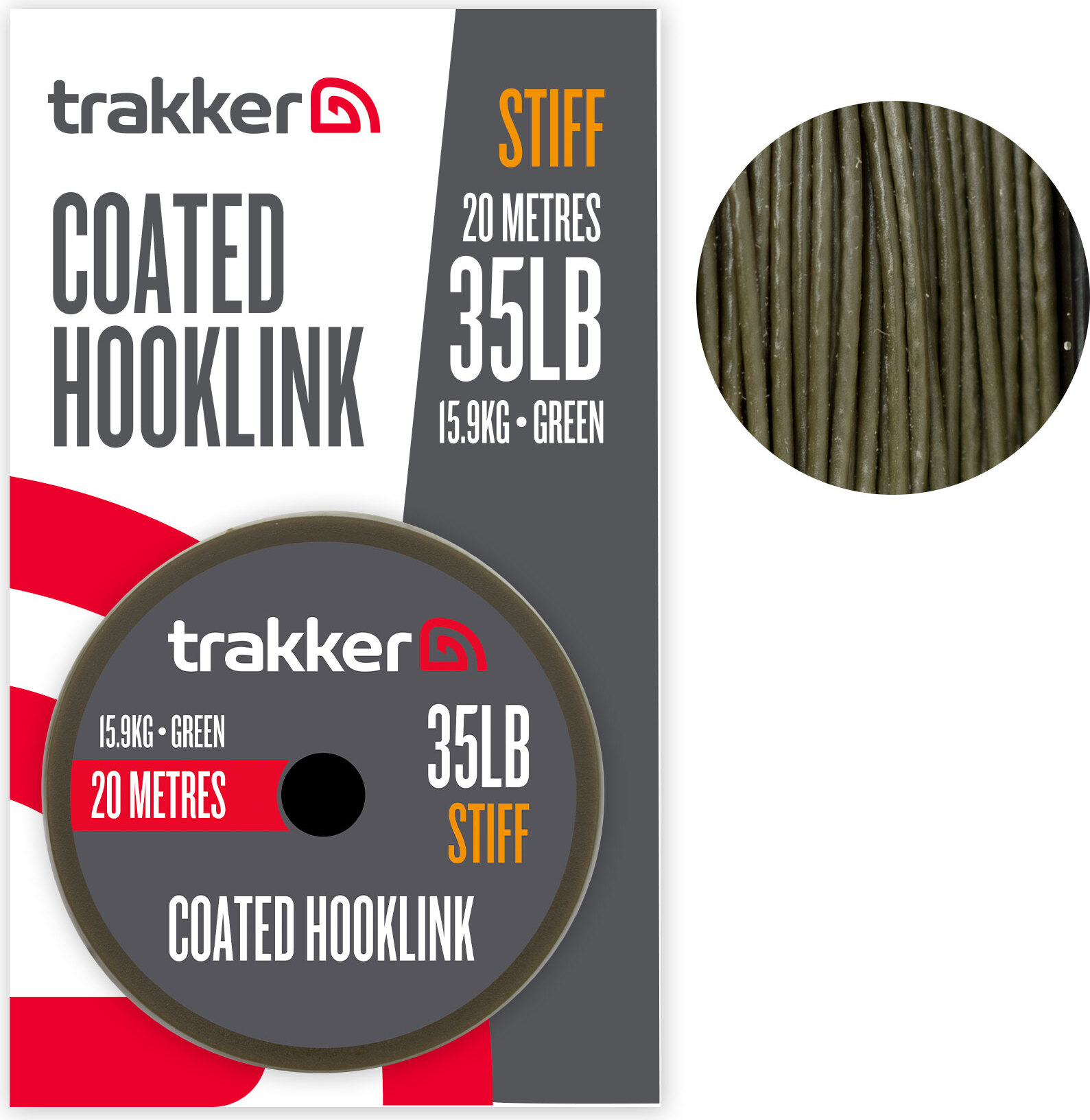 Trakker Stiff Coated Hooklink 20m