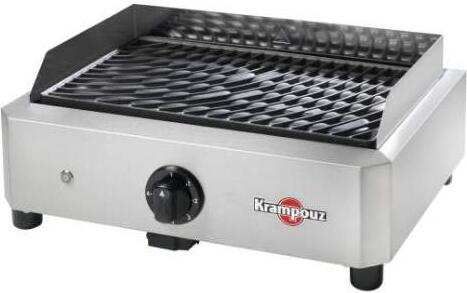 Krampouz GECIM1, 1700 W, Gril, Elektrický, 1 zone(s), Stolný, Nerezová oceľ