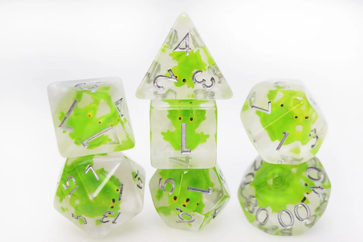 Foam Brain Games Würfelset Frozen Frog für Rollenspiele