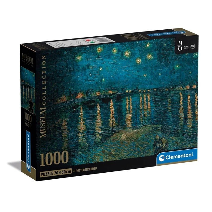 CLEMENTONI 1000 el. Compact Museum Orsay Van Gogh 39789
