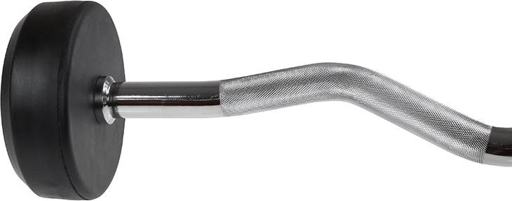 40 kg Curlstange mit Gummibeschichtung - Fitnessgeräte