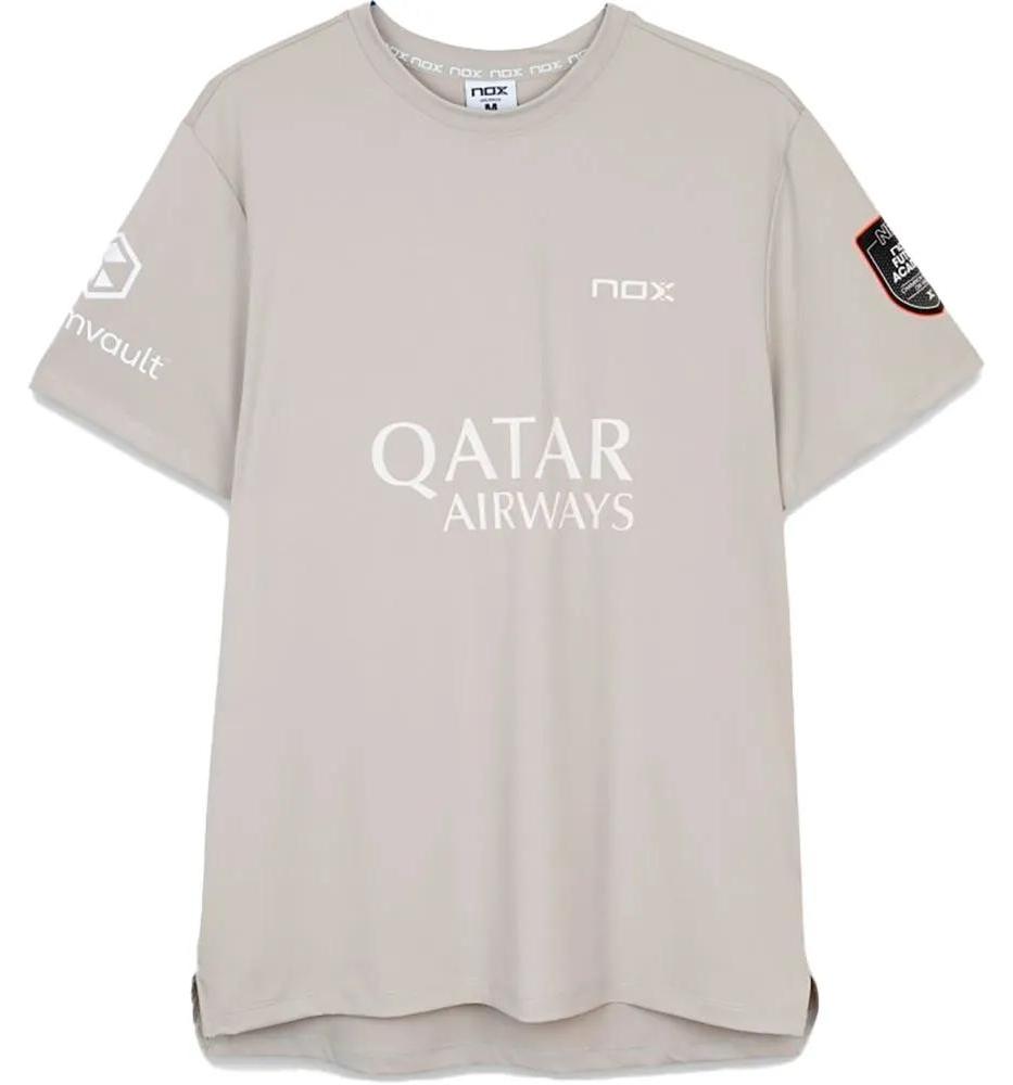 Nox AT10 Sponsors T-Shirt 25 Hellgrau T25CASPATLG-S