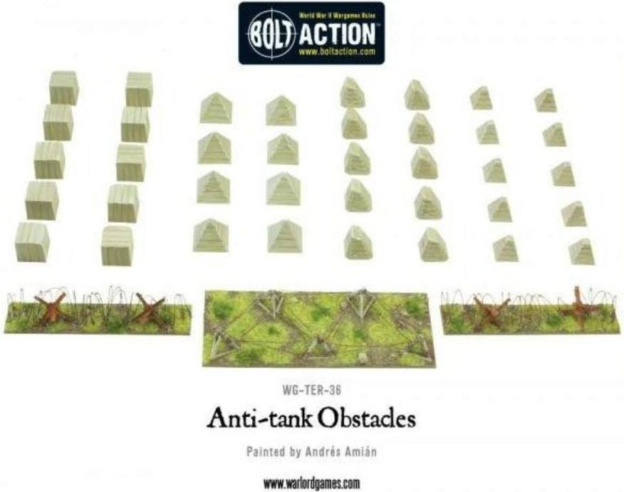 Warlord Games Bolt Action Anti-Tank Obstacles WG-TER-39
